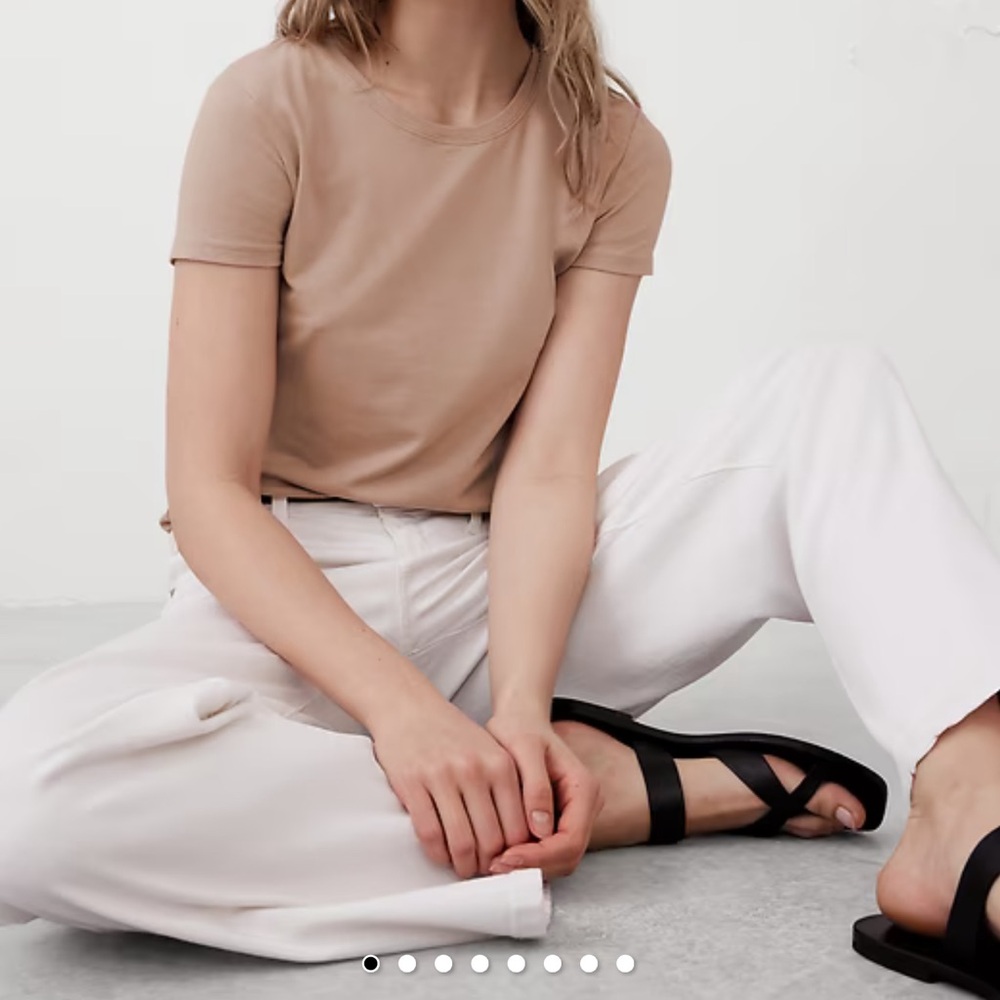 Banana Republic Blush Short Sleeve Tee